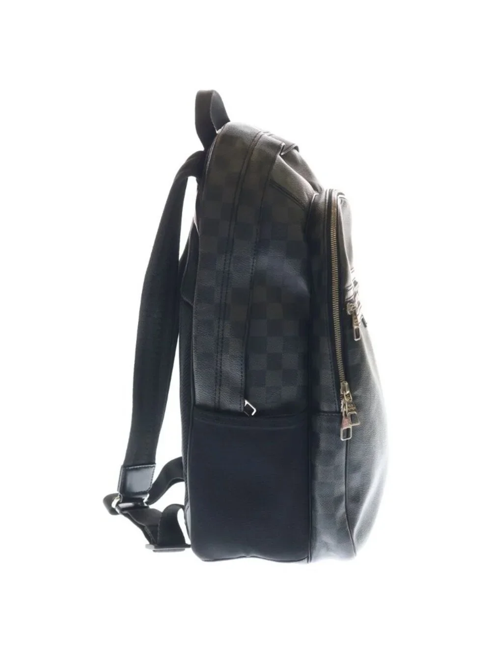 Louis Vuitton Michael Damier Graphite Backpack Leather Black